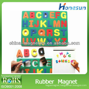 colorful rubber standard magnetic sheet for kids